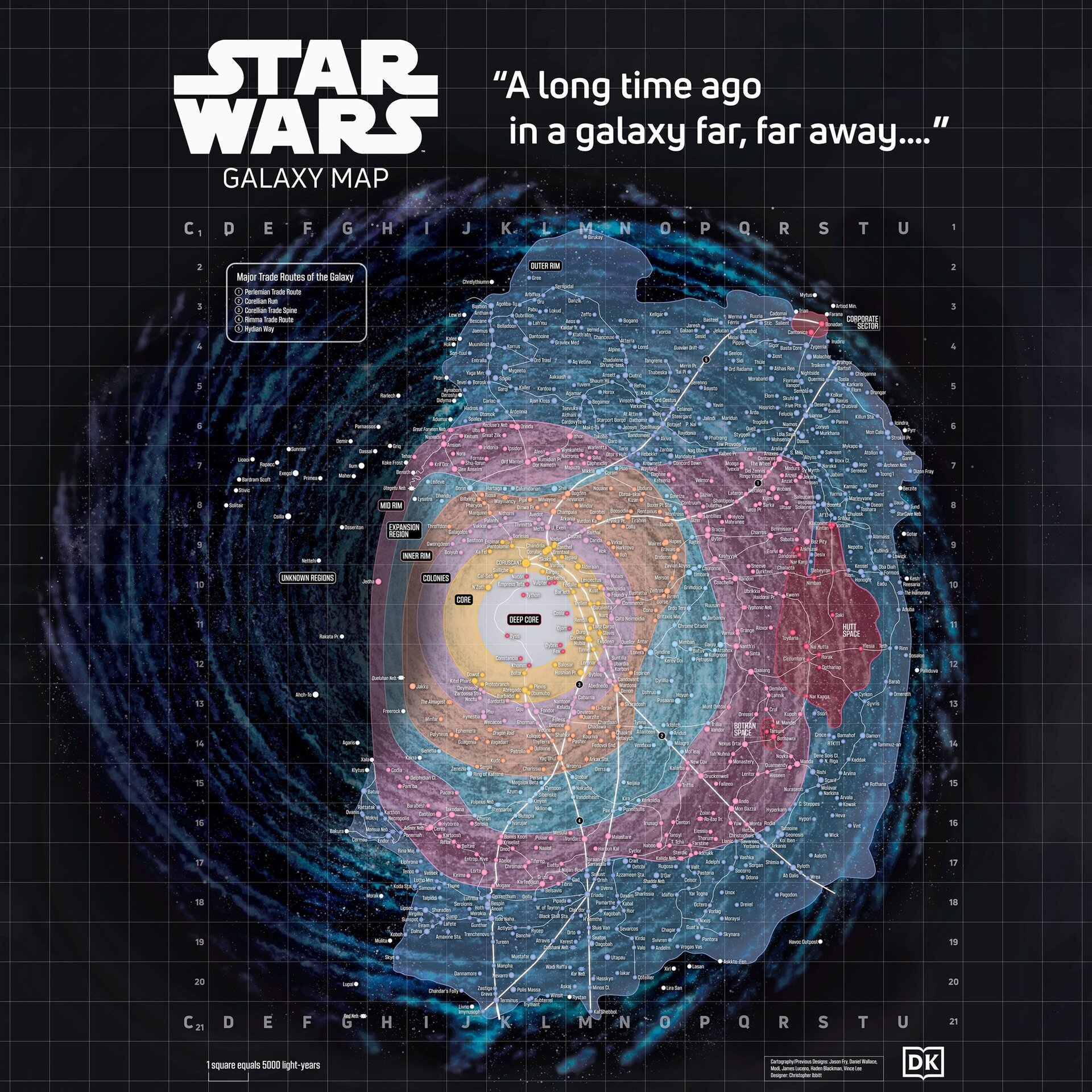 Star Wars Galaxy map reduced
