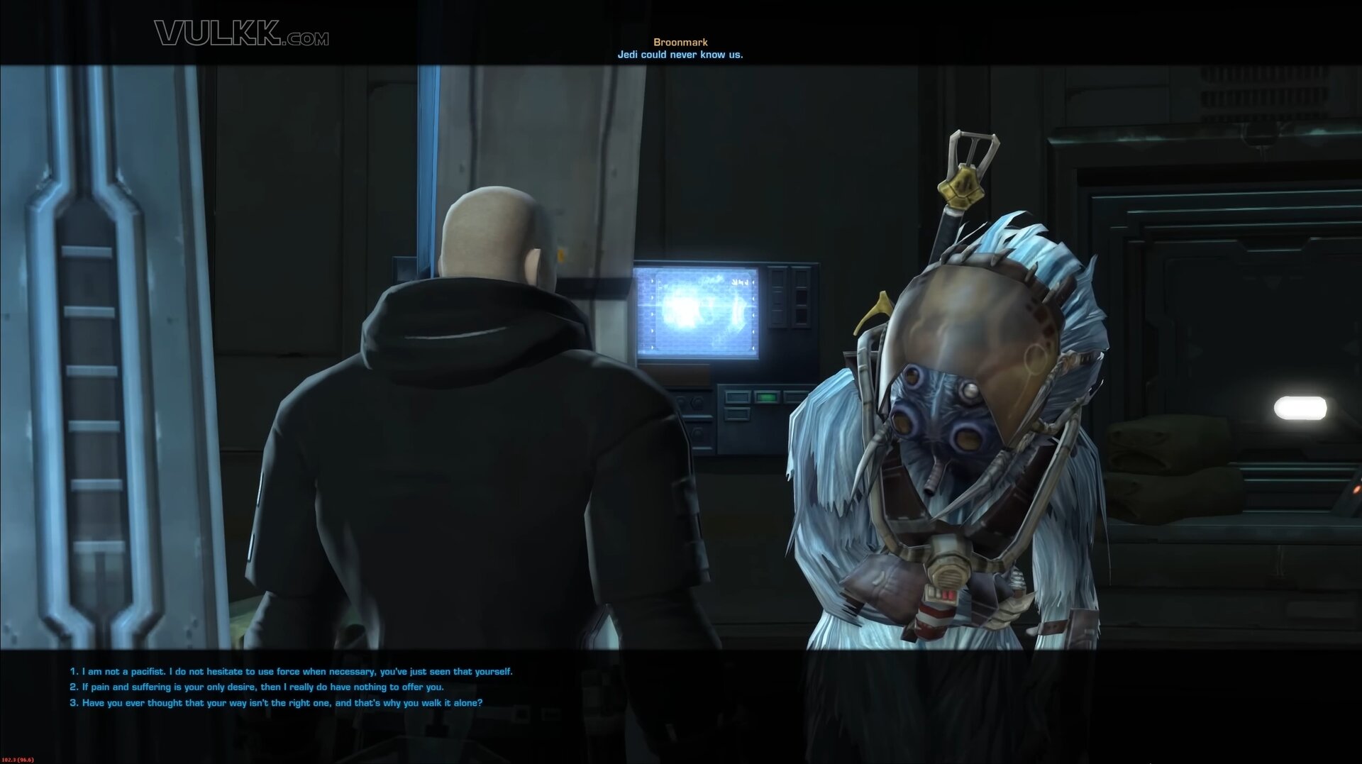 Talk to Broonmark after you defeat him - dialogue options