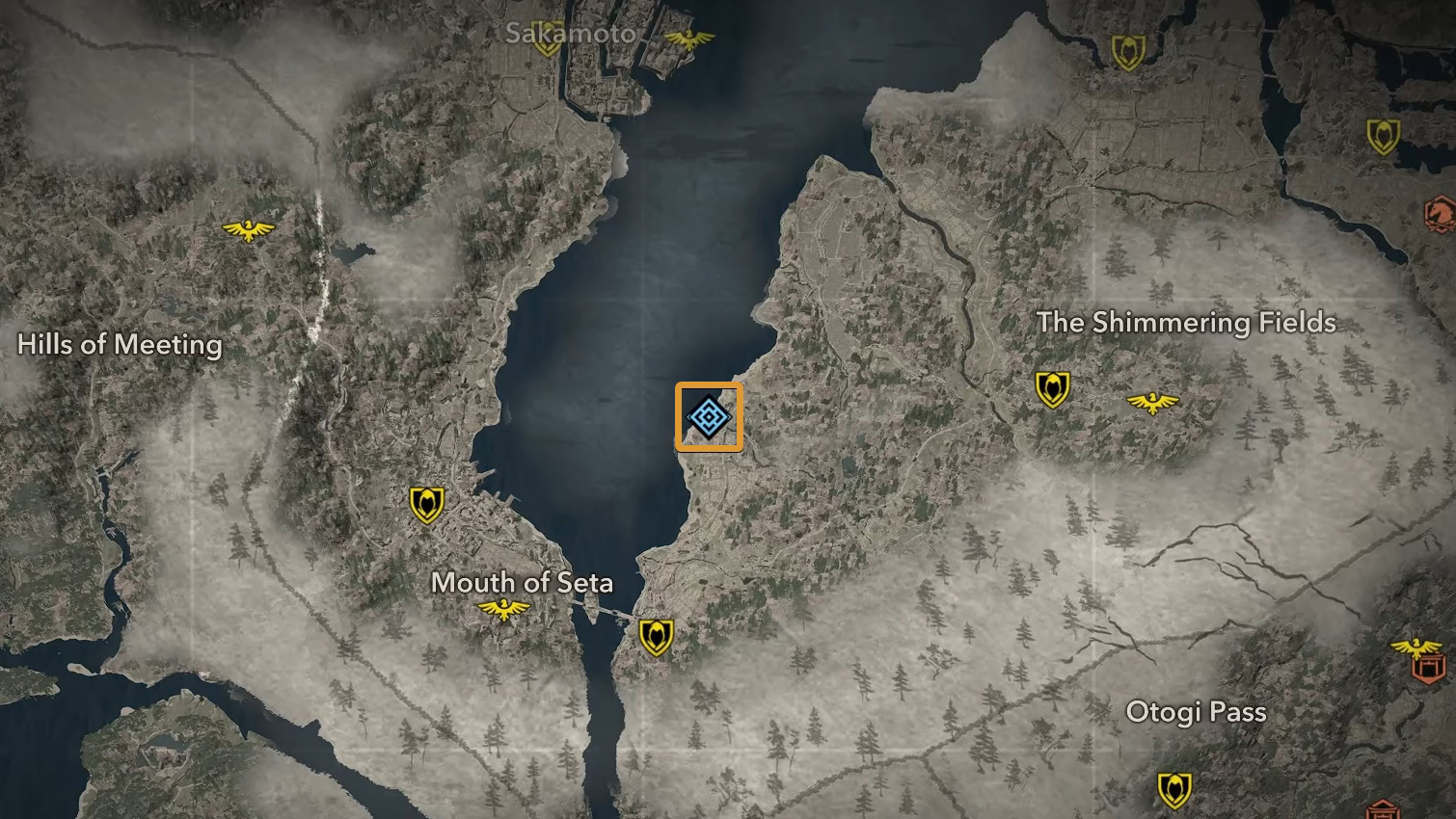 Trader Settsu River Killer Map Location