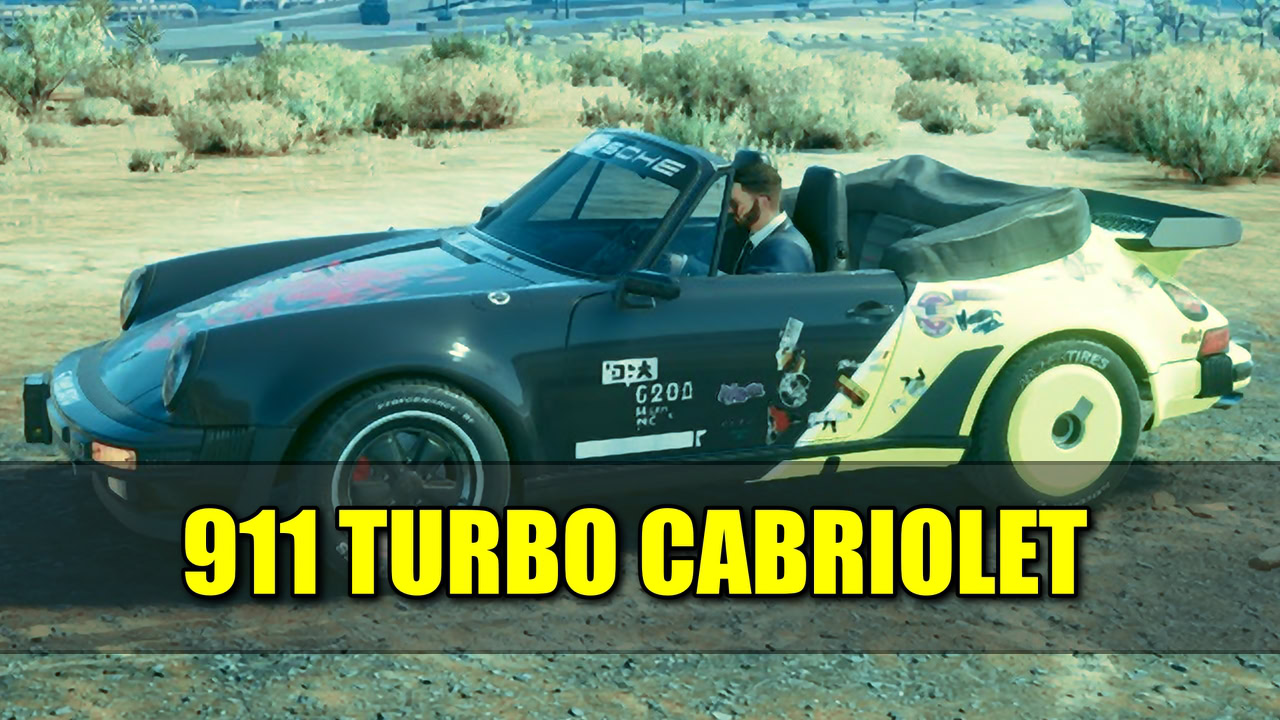 How to get the Porsche 911 Turbo Cabriolet in Cyberpunk 2077 Video Featured