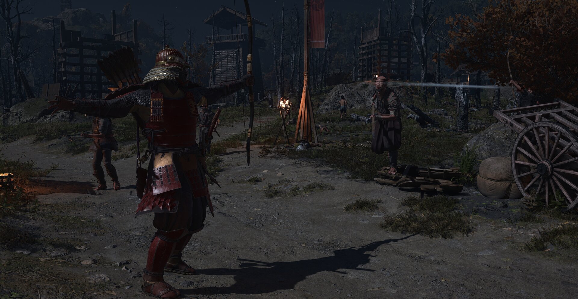 Yasuke bow combat