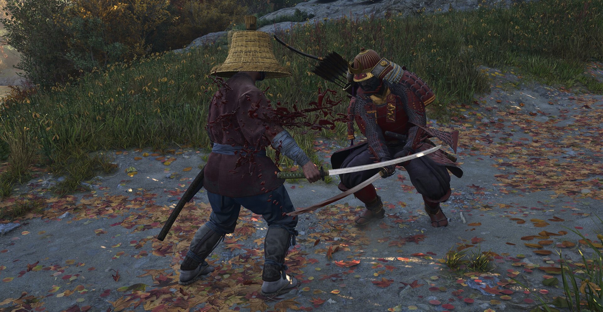 Yasuke fighting Ronin