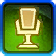 Chair Green Decoration Icon Blue Border