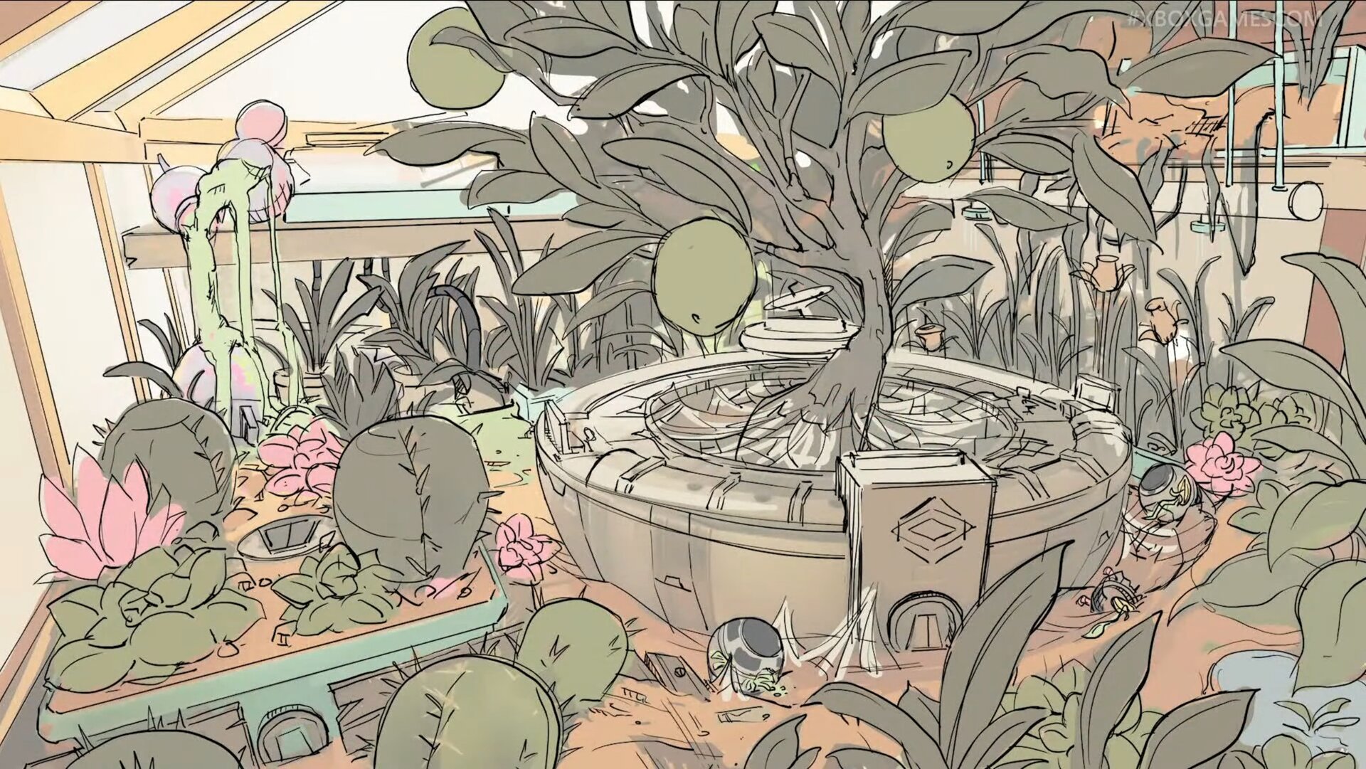 Grounded 2 - Gamescom 2025  Community Garden Concept Art
