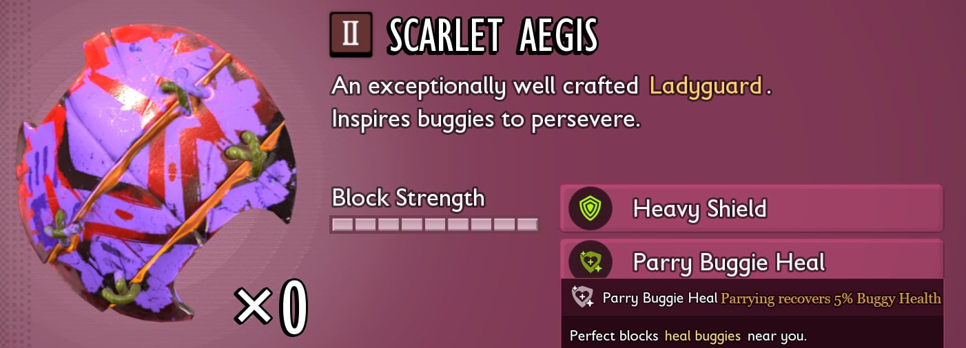 Grounded 2 Scarlet Aegis Stats