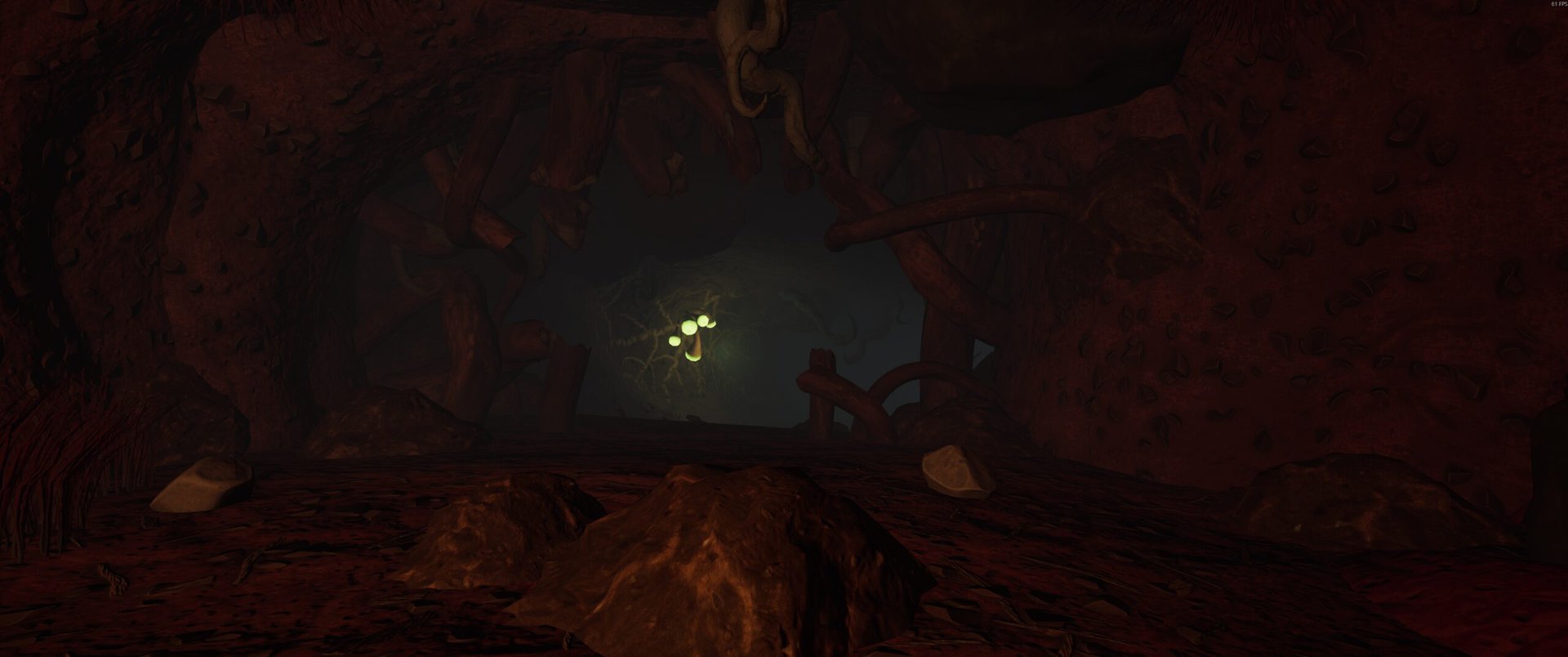 Spider Den Anthill Path to Memorial Crate