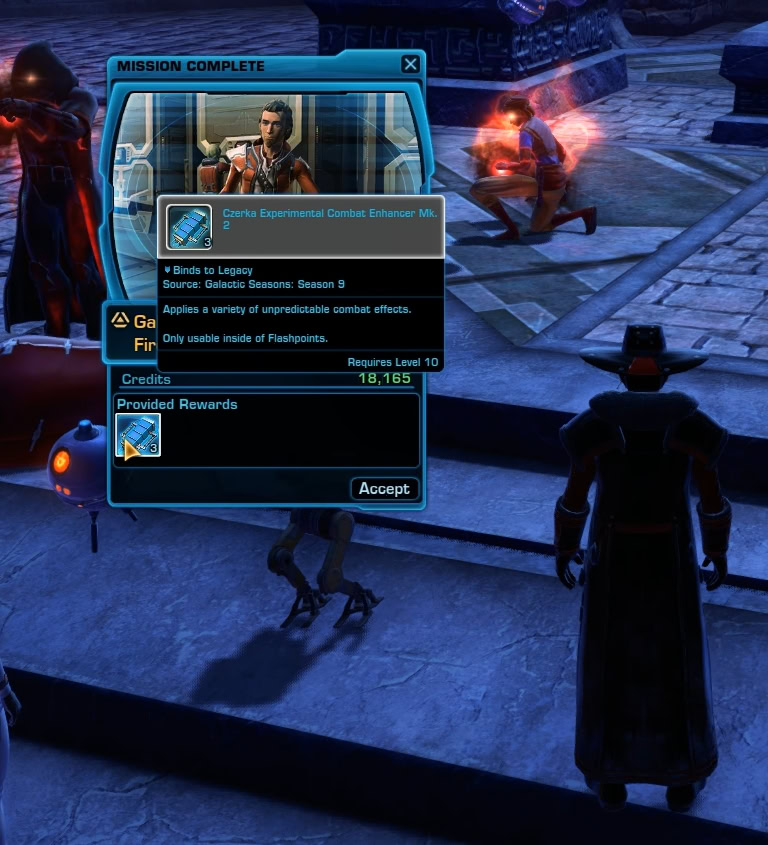 Reward for completing Trial by Firepower in GS9