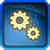 Small Tech Blue Decoration Icon