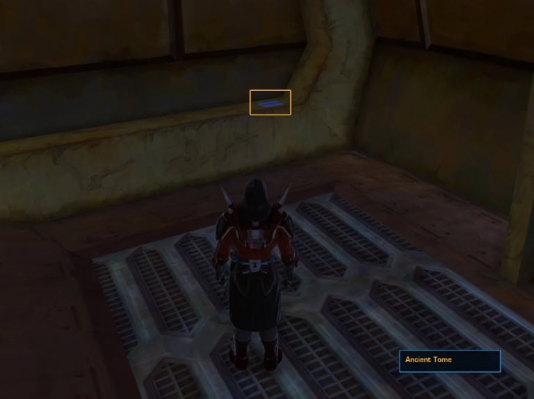Ancient Tome location inside a building example