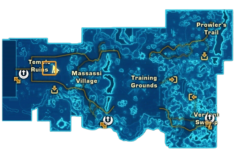 Dark Side Magician Location Map