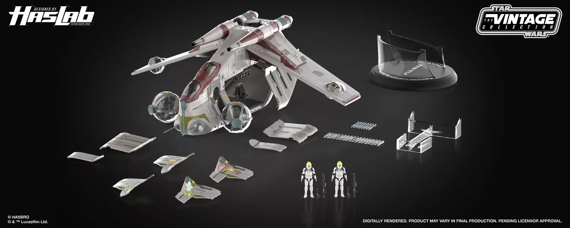 Hasbro LAATi Gunship Parts Preview