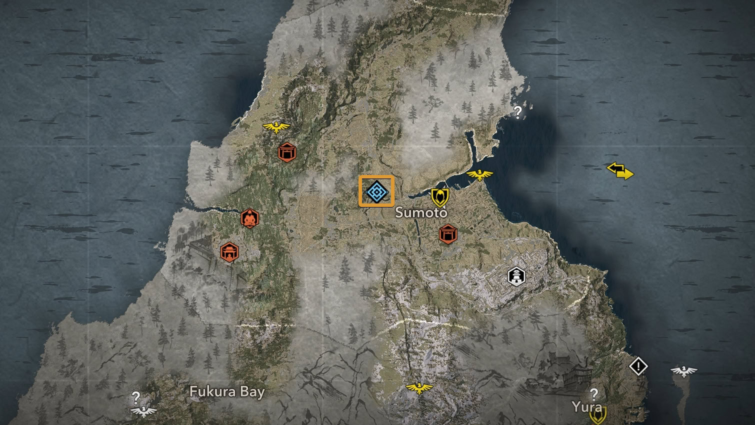 Help the indebted ashigaru map