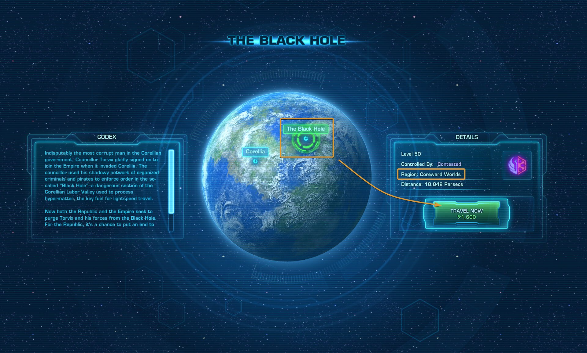 How to access The Black Hole in SWTOR
