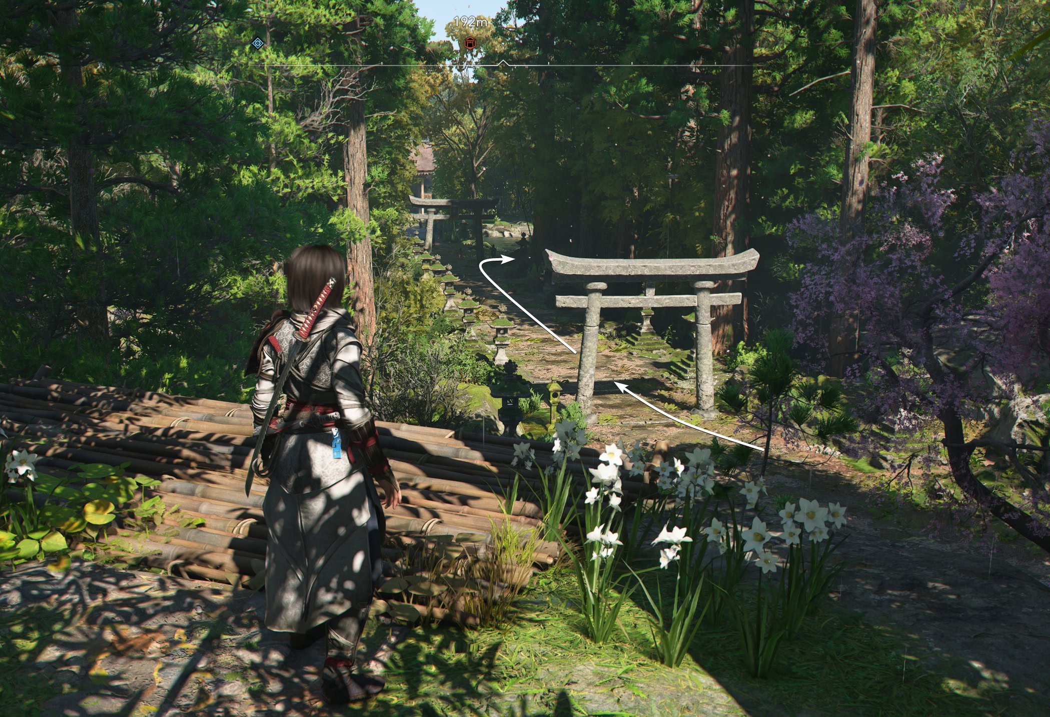 Izanagi sumi-e starting location