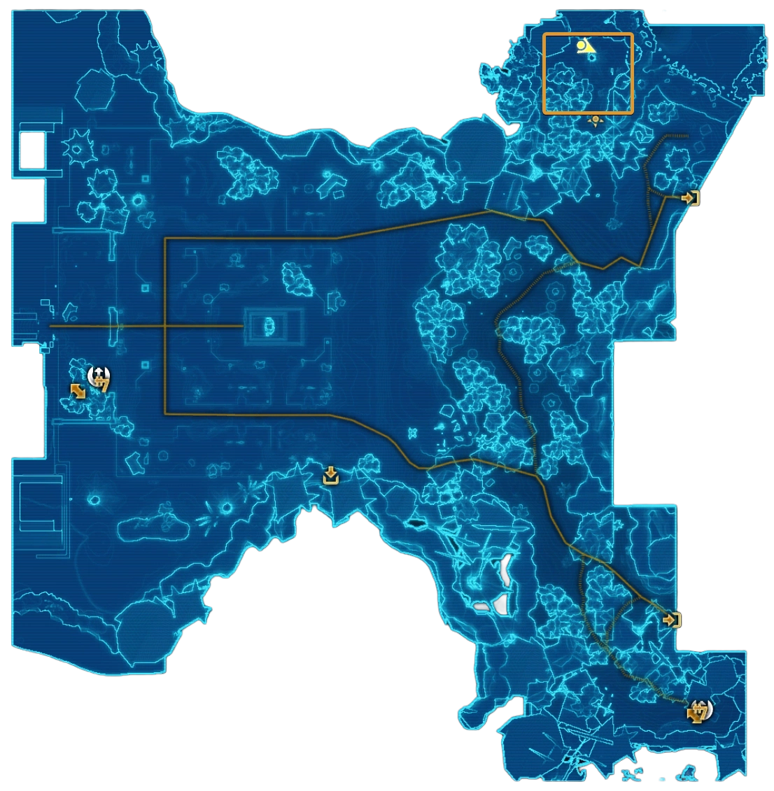 Seeker of Forbidden Teachings Location Map