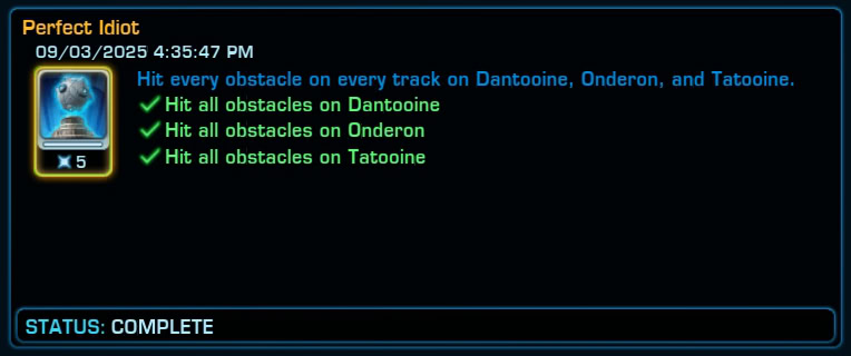 Perfect Idiot Achievement