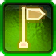 SWTOR Flag Decoration Banner Green and Green Border Icon