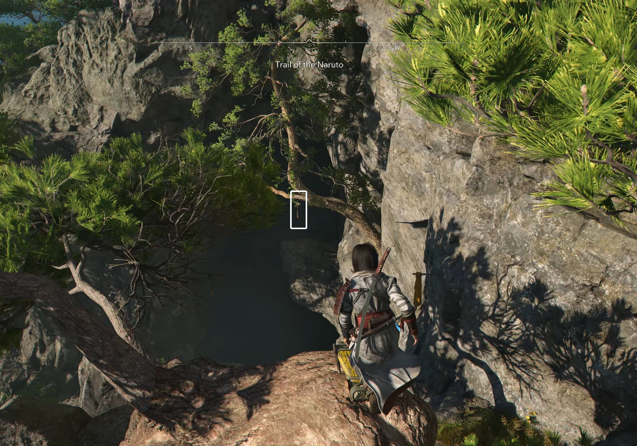 Secong hook jump on the Trail of Naruto