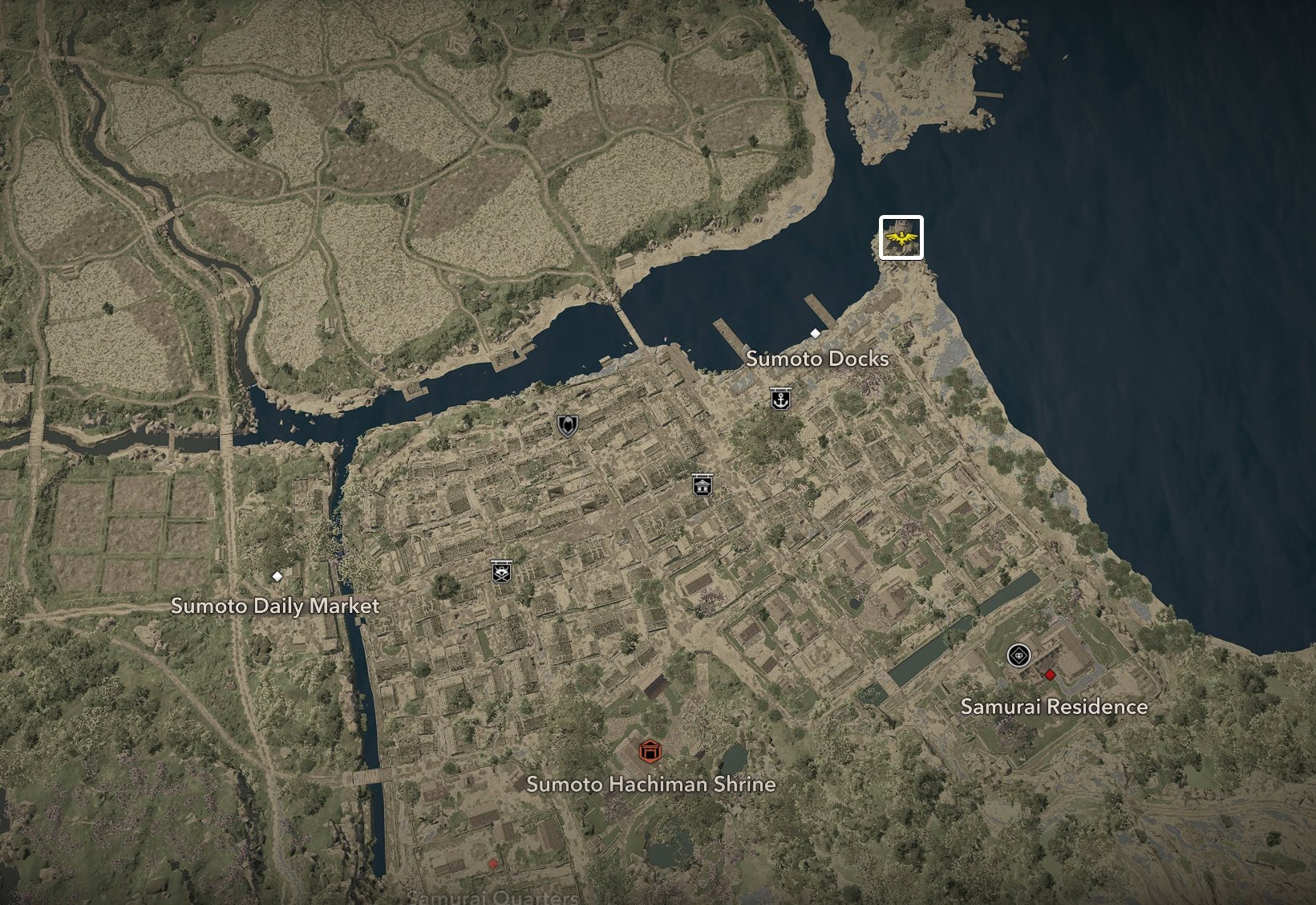 Sumoto Watchtower Map