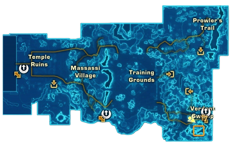 Talisman of Exar Kun Location on the Map