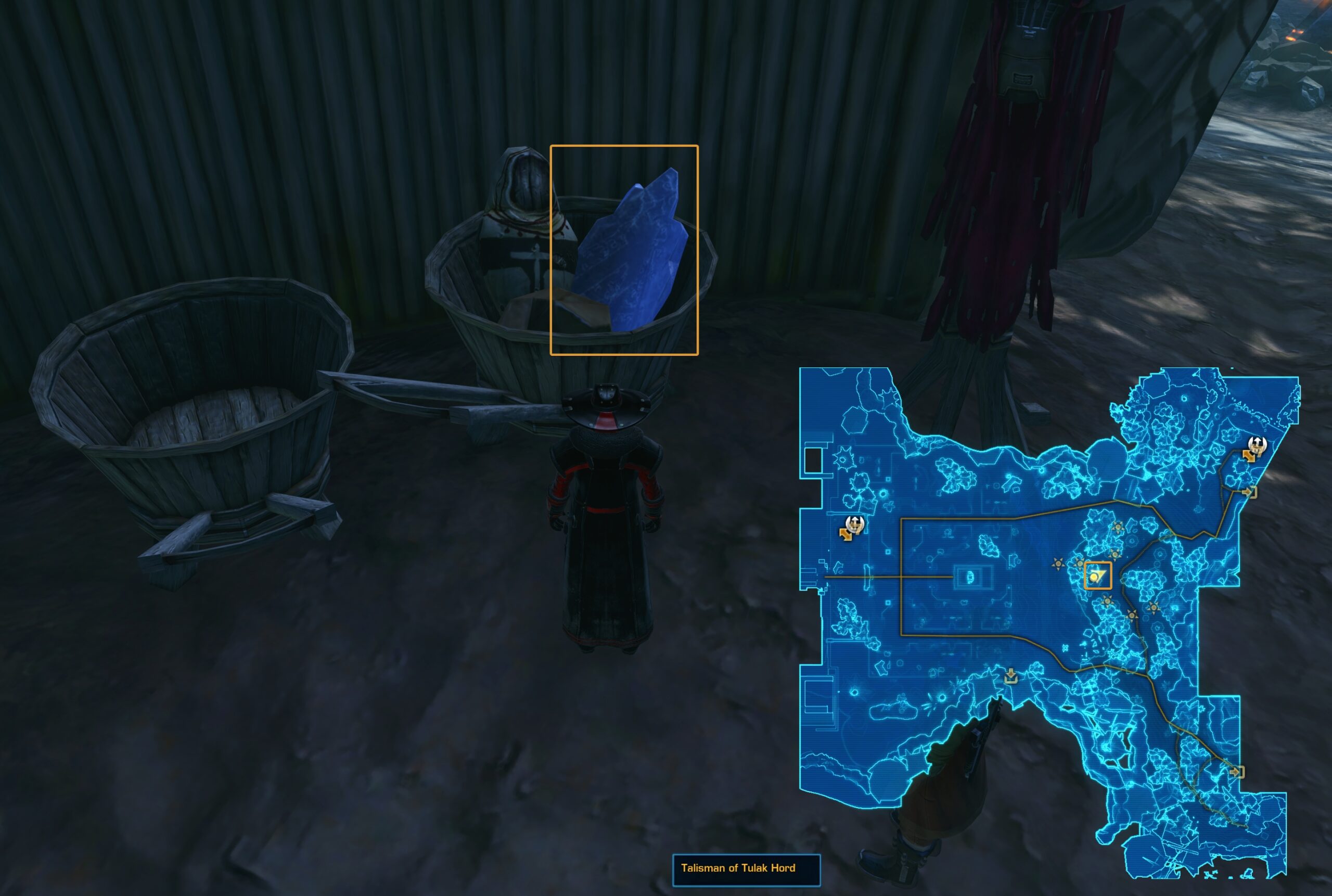 Talisman of Tulak Hord Location