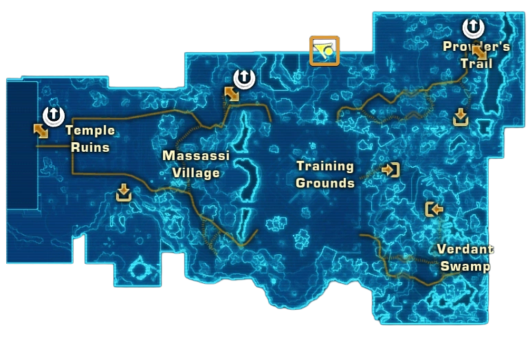 Talisman of the Unknown Location Map