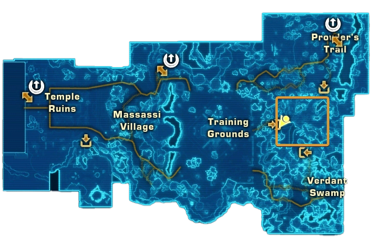 The Dashade’s Master Location Map