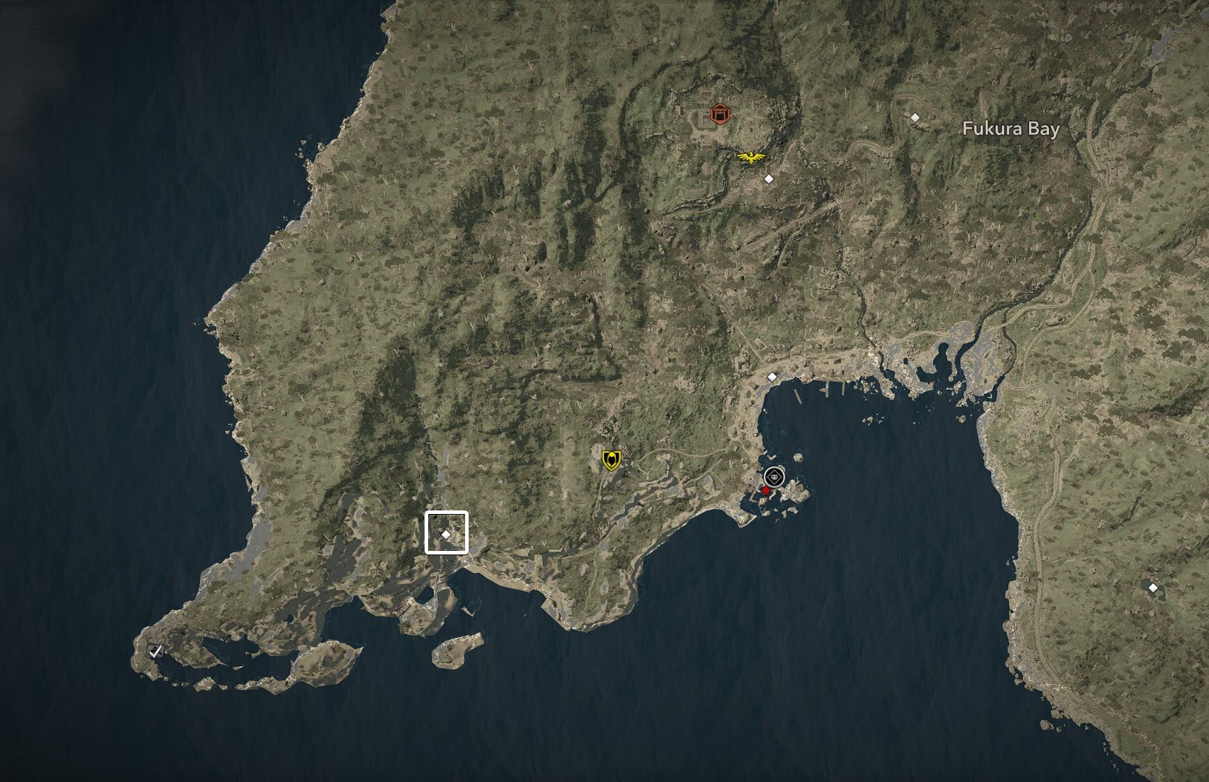 Trail of Naruto starting point Map