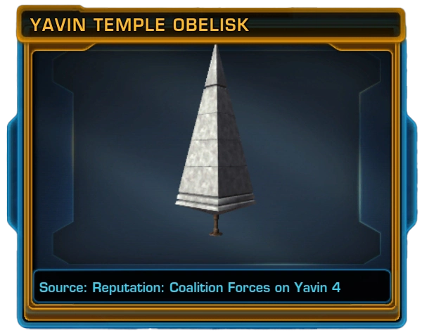 Yavin Temple Obelisk Decoration Preview