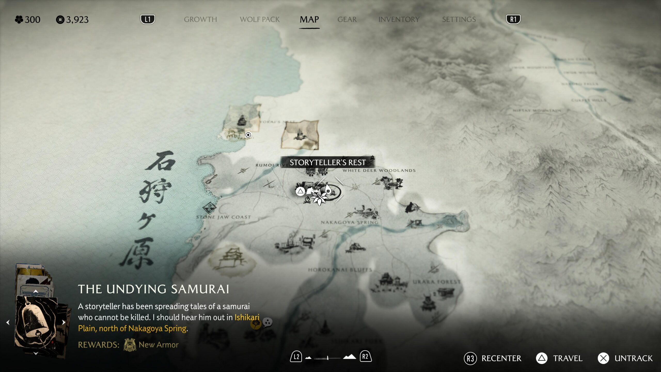 Armor of the Undying Storyteller (1) Map