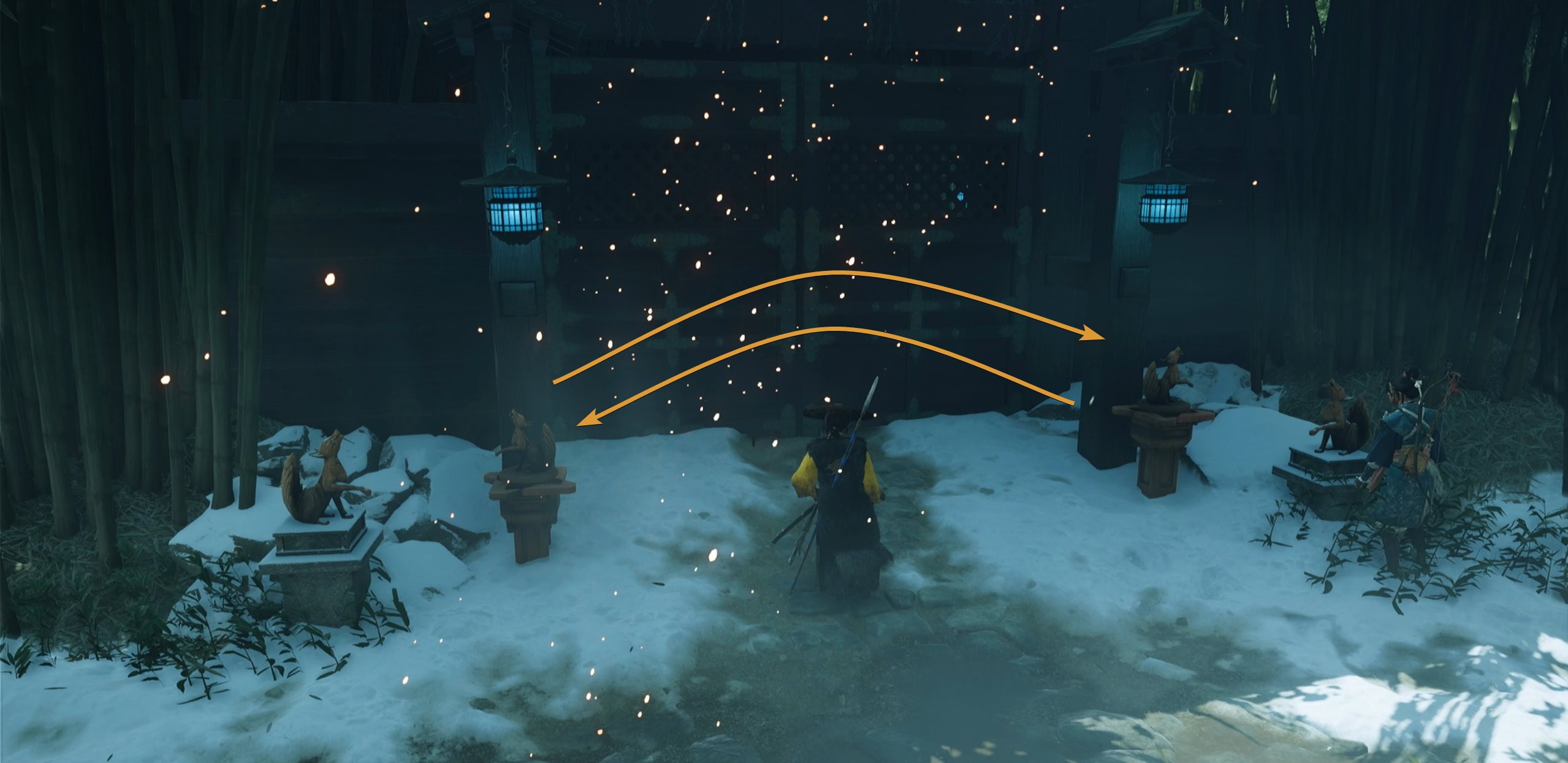 Bamboo Forest Kitsune Gate Puzzle Solution
