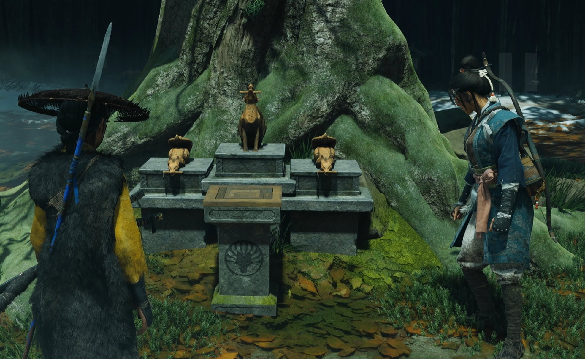 Bamboo Forest Tree Pedestal Puzzle
