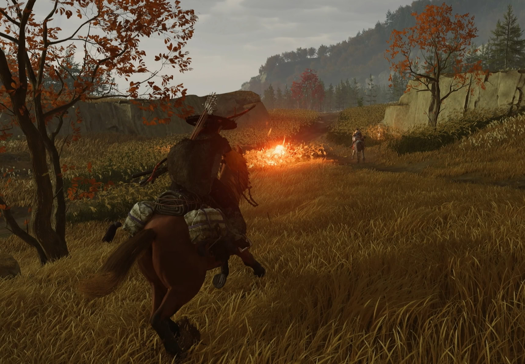 Chase Goro on Horseback