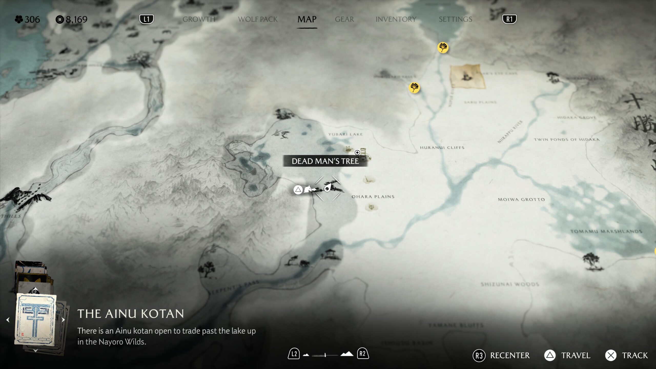 Dead Man's Tree Map