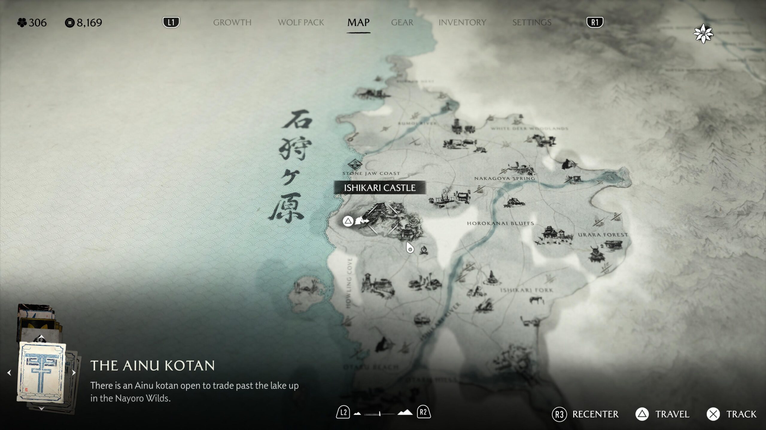 Ishikari Castle Map