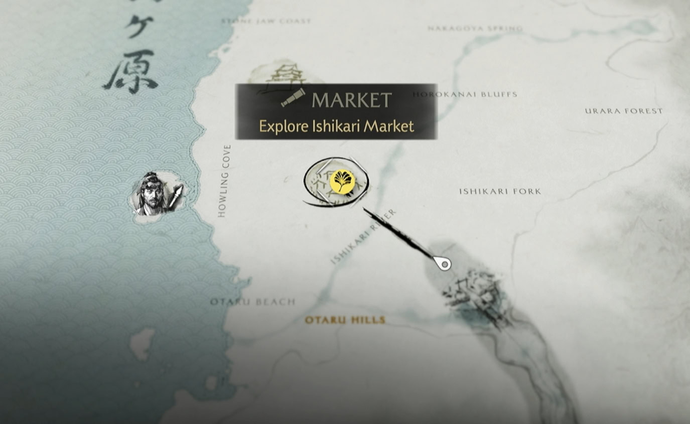 Ishikari Market Map