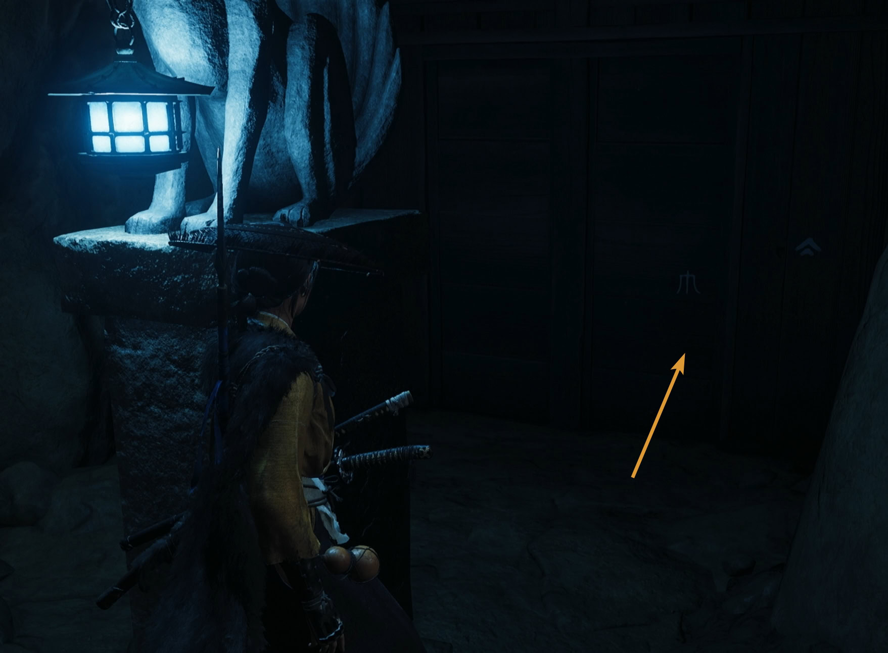 Kitsune Base Hidden Door Hallway