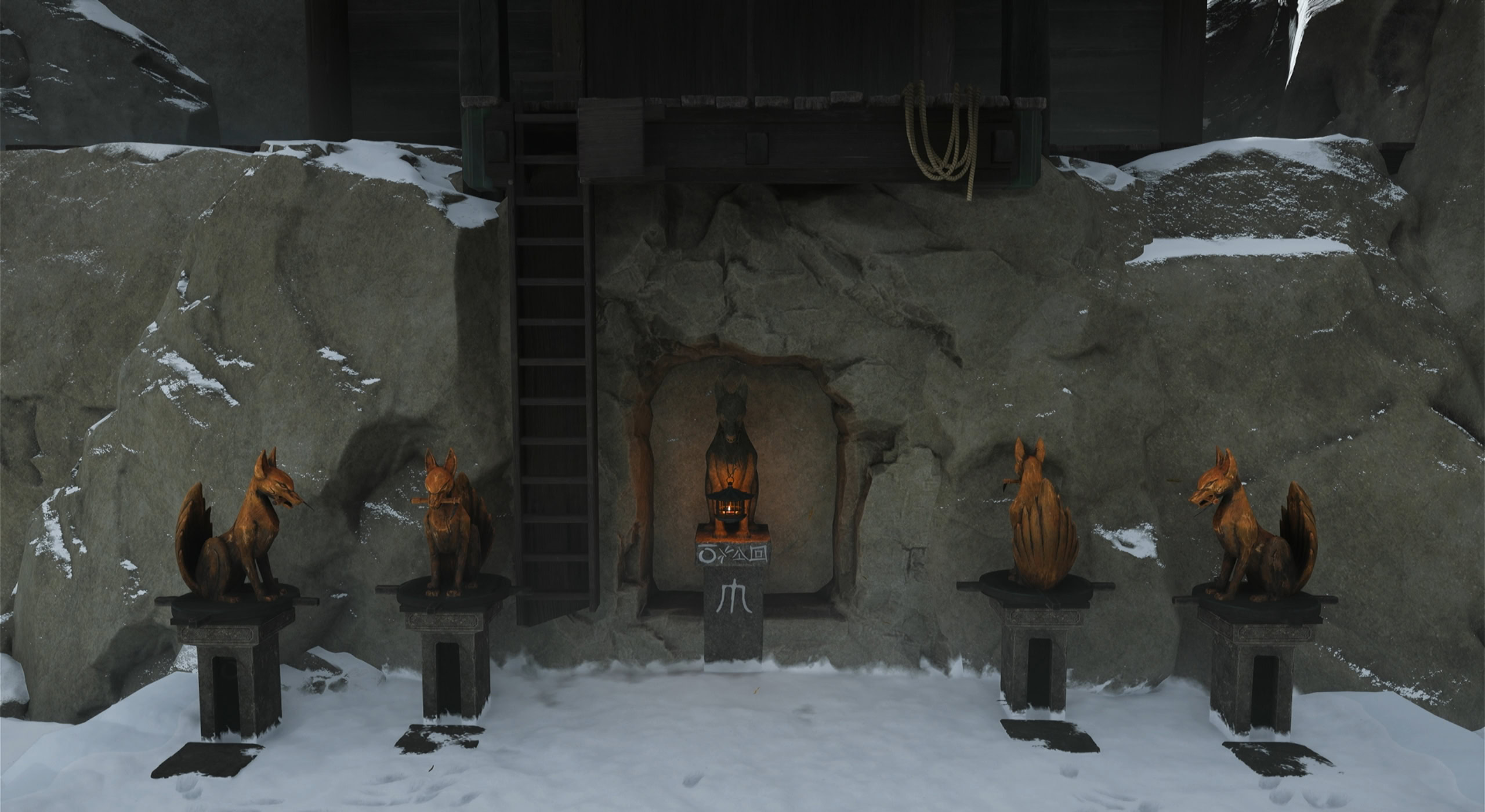 Kitsune Statue Cardinal Direction Solved