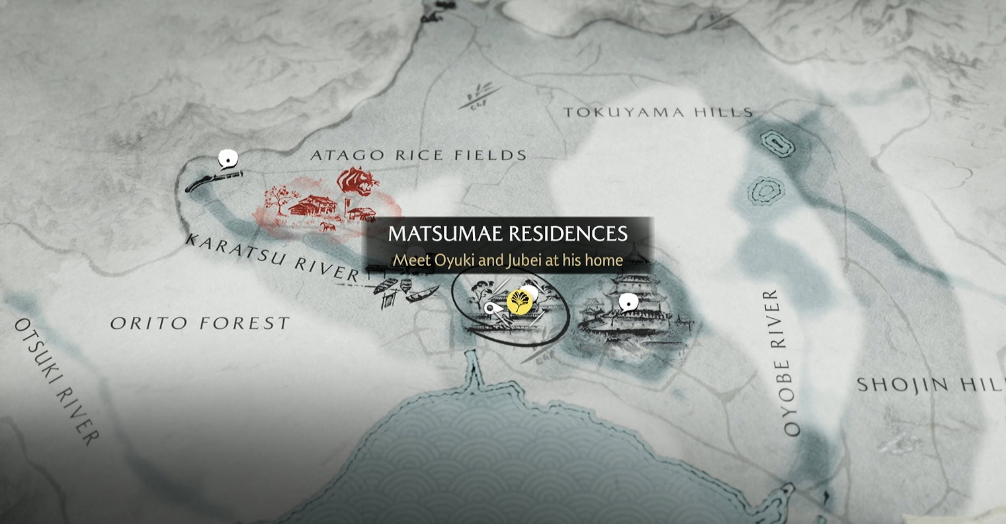 Meet Oyuki and Jubei at his home map