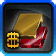 Metallic Gold and Metallic Red Dye Module Icon