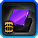 Metallic Purple and Black Dye Module Icon