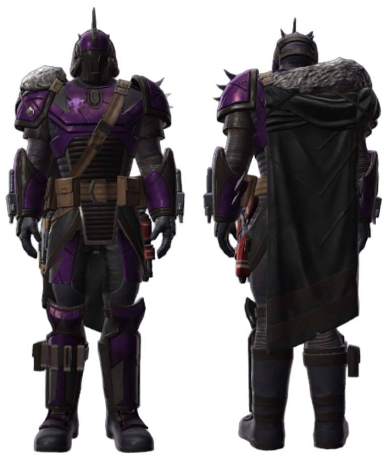 Metallic Purple and Black Dye Module - Mythosaur Set, Male BT 3