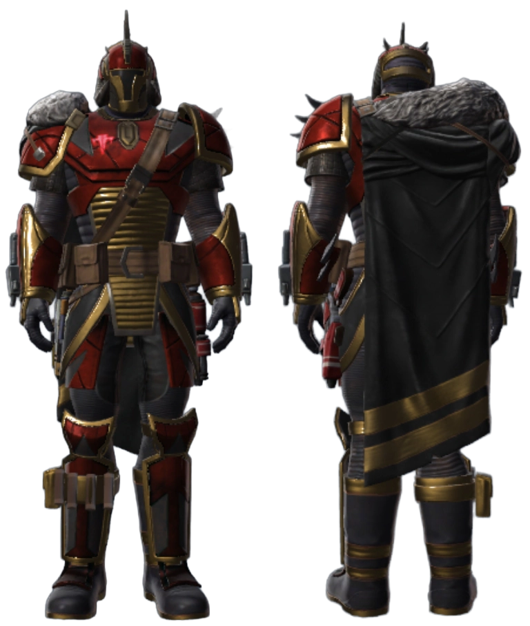 Metallic Red and Metallic Gold Dye Module - Mythosaur Set, Male BT 3