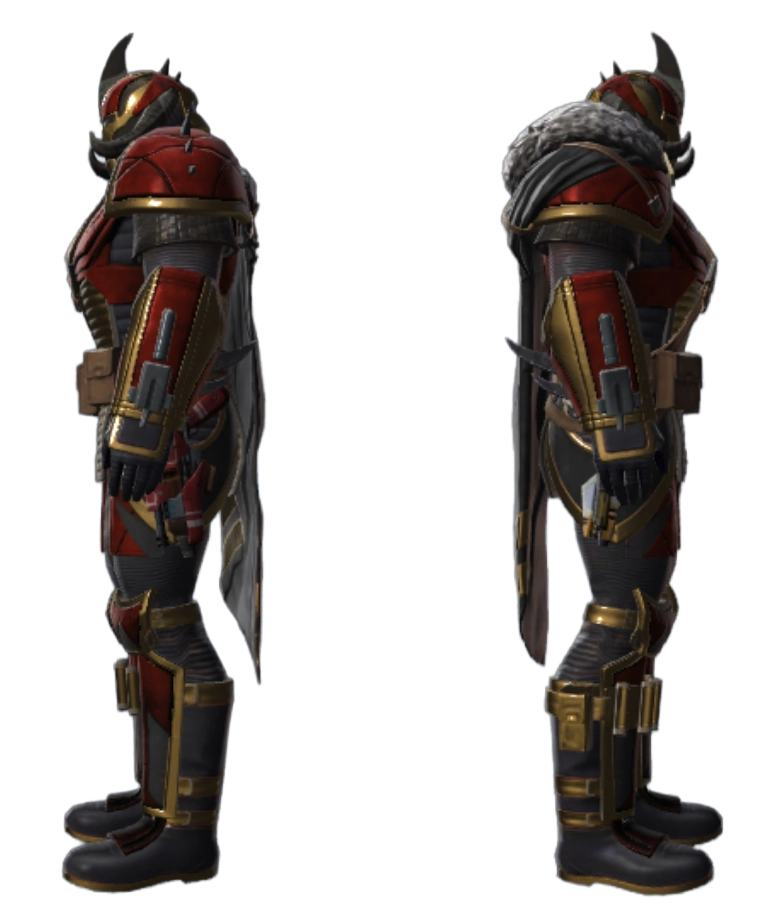 Metallic Red and Metallic Gold Dye Module - Sides