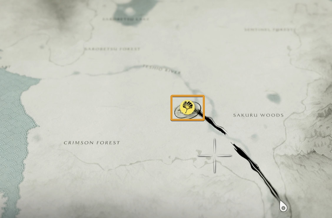 Reach the Red Crane Inn Map