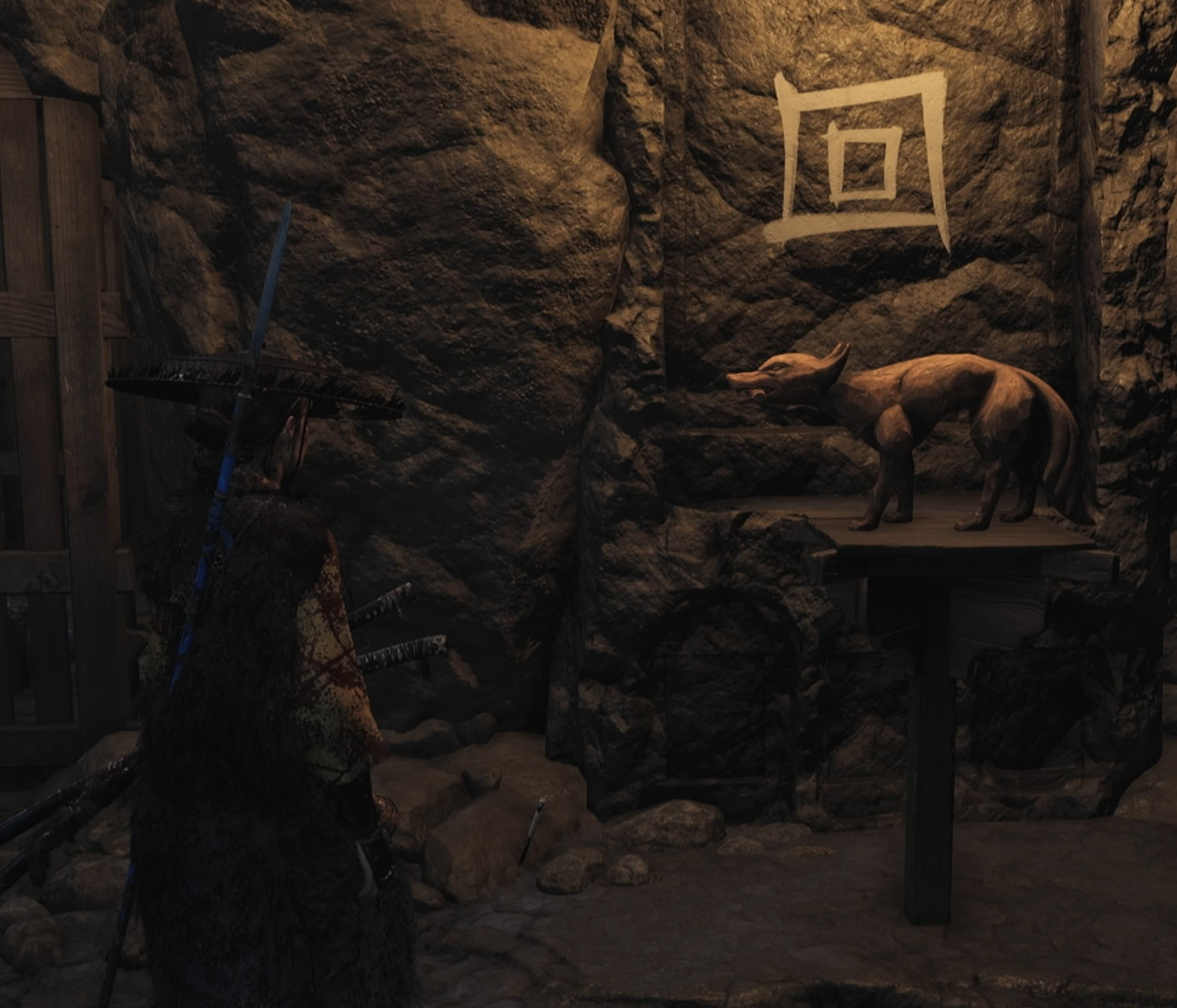 Secret Tunnel Left Statue