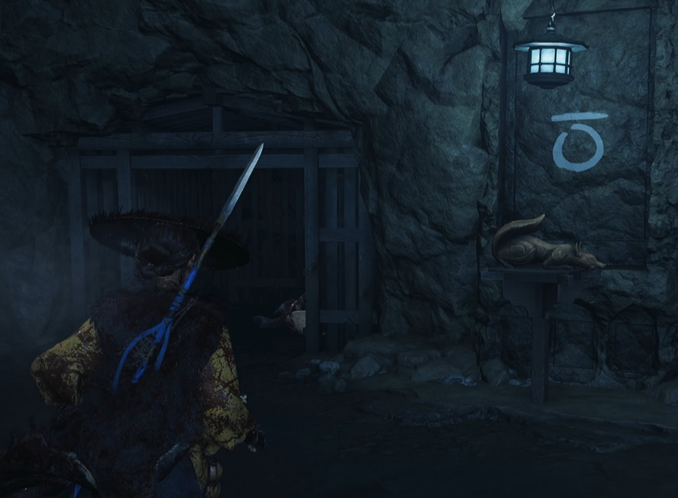 Secret Tunnel Right Statue Low