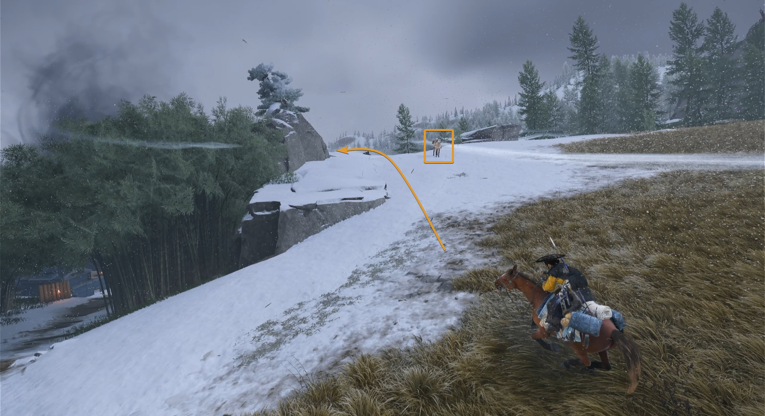 Speak with Oyuki near the Trading Post