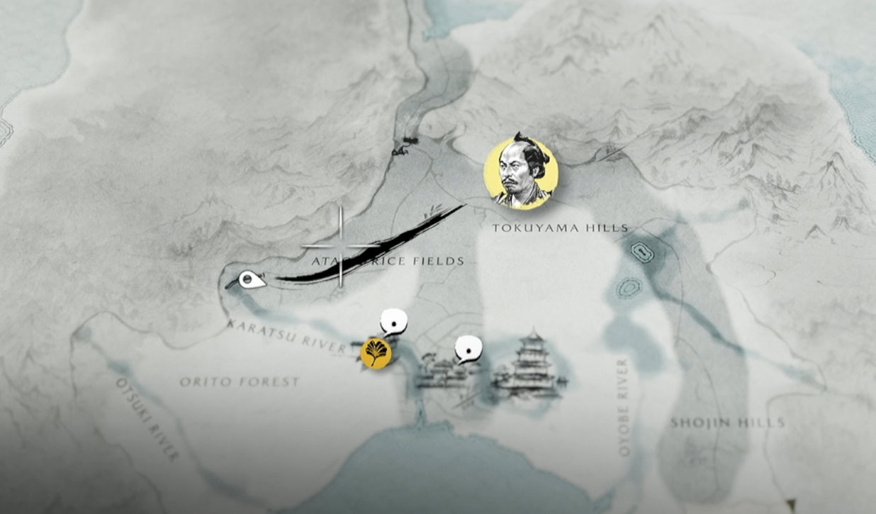 Unosuke and Gang Location Map
