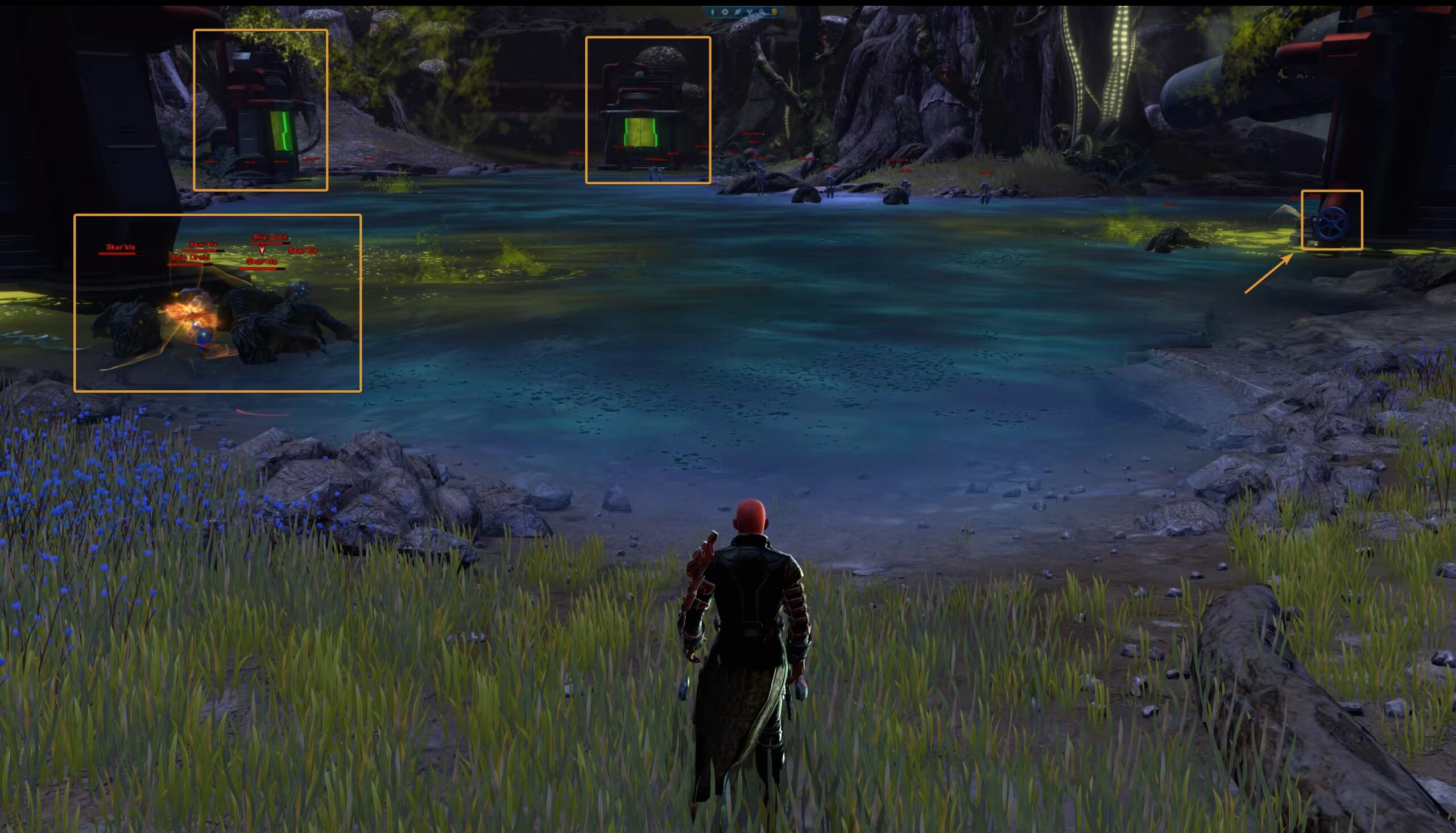 Caustic Cascade Tanks